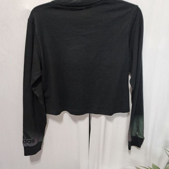 NWT Adidas holographic Crop Top size M D6 - Picture 2 of 4